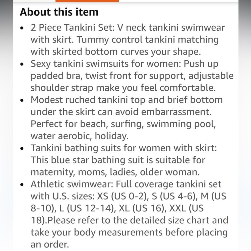 Tankini Swimsuit size XL beautiful day at the beach - Picture 9 of 13